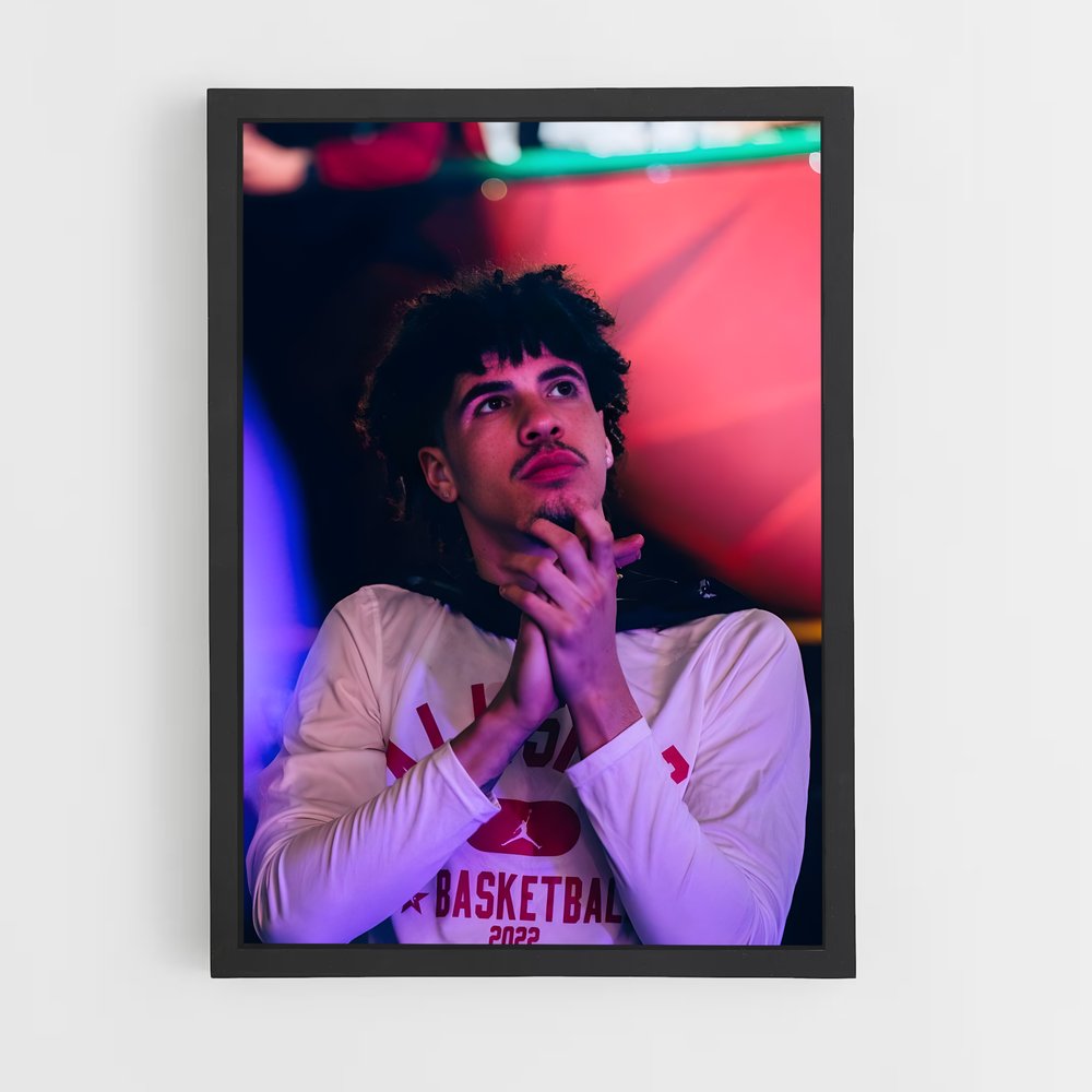 Poster La Pause de Lamelo – affiche Basketball (vue 2)